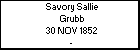 Savory Sallie Grubb