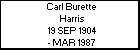 Carl Burette Harris