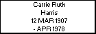 Carrie Ruth Harris