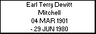 Earl Terry Dewitt Mitchell