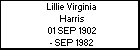 Lillie Virginia Harris