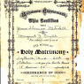 James T Mitchell Marriage Cert front